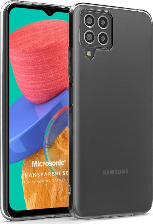 Samsung Galaxy M33 Kılıf Transparent Soft Şeffaf