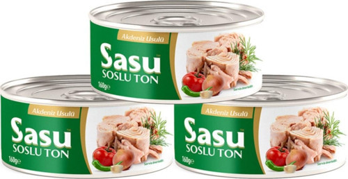 Akdeniz Usulü Ton Balığı 6x160g Bütün Dilim