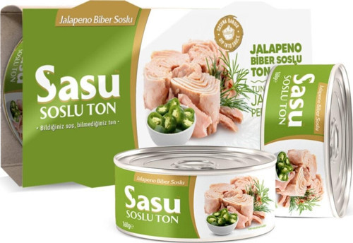 Jalapeno Biberli Ton Balığı 4x160g Bütün Dilim