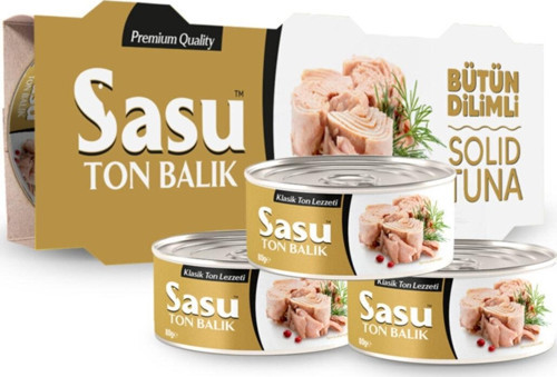 Klasik Ton Balığı 3x80 gr Bütün Dilim