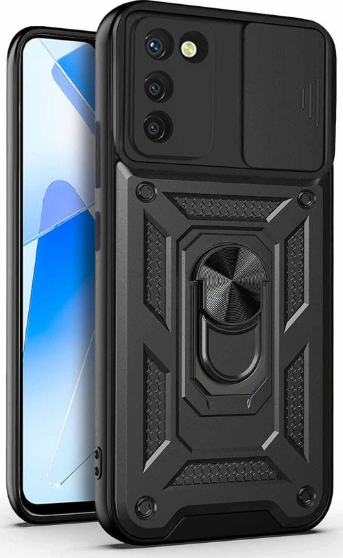 Oppo A55 5G Kılıf Impact Resistant Siyah