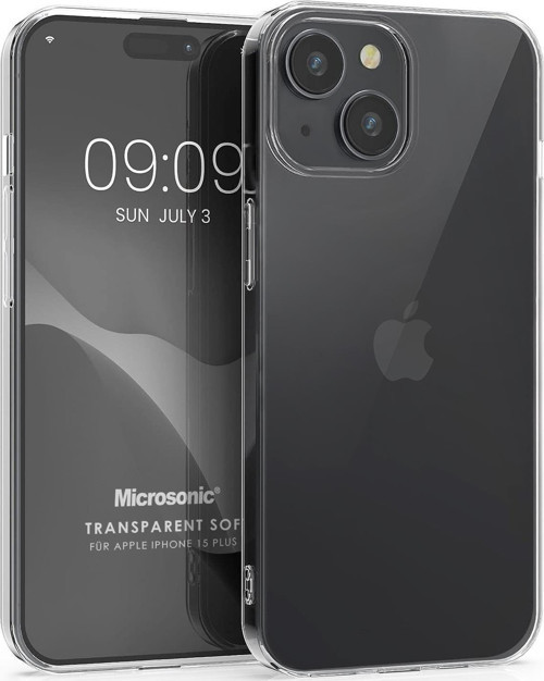 Apple iPhone 15 Plus Kılıf Transparent Soft Şeffaf
