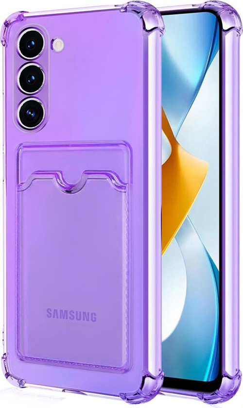 Samsung Galaxy S23 Plus Card Slot Shock Kılıf Lila