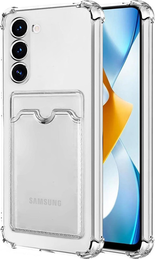 Samsung Galaxy S23 Plus Card Slot Shock Kılıf Şeffaf