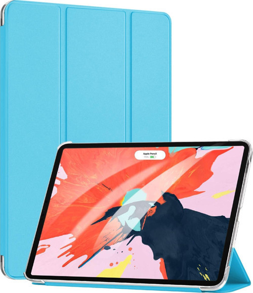 Apple iPad Pro 11`` 2022 4. Nesil Kılıf (A2759-A2435-A2761-A2762) Smart Case ve Arka Kapak Mavi