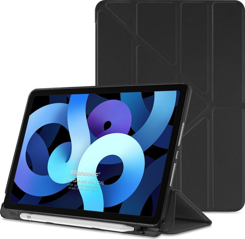 Apple iPad 10.Nesil 10.9`` Kılıf (A2696-A2757-A2777) Origami Pencil Siyah