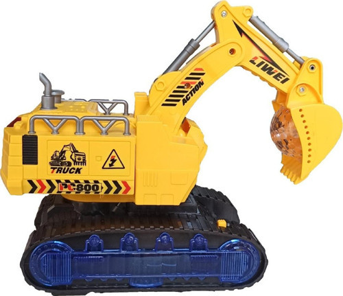 Kepçe Sesli Işıklı Müzikli Dans Eden Çarpıp Dönen Robot Olan Eğlenceli Oyuncak Dozer