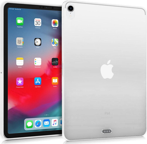 Apple iPad Pro 11'' 2018 (A1980-A2013-A1934-A1979) Kılıf Transparent Soft Beyaz