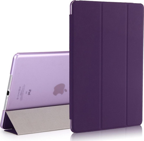 Apple iPad 9.7 2017 (A1822-A1823) Smart Case ve arka Kılıf Mor