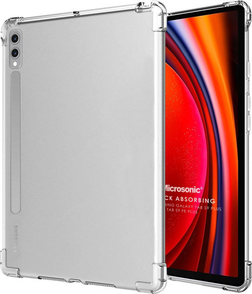 Samsung Galaxy Tab S9 Plus X810 Kılıf Shock Absorbing Şeffaf