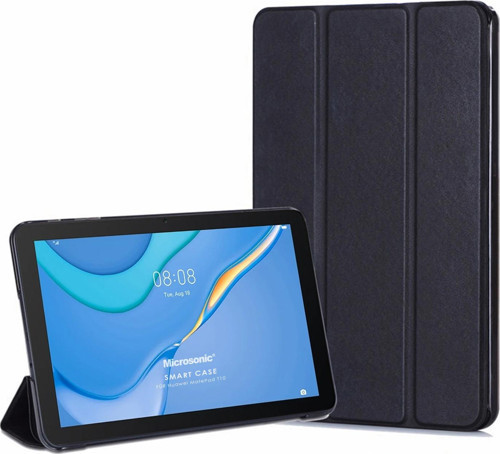 Huawei MatePad SE Kılıf Slim Translucent Back Smart Cover Siyah