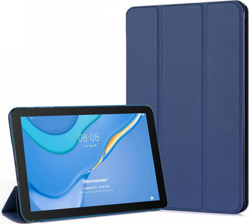 Huawei MatePad SE Kılıf Slim Translucent Back Smart Cover Lacivert