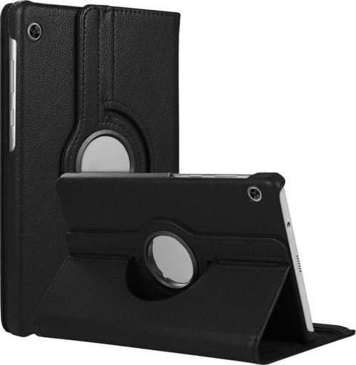 Lenovo Tab M10 TB-X605F 10.1` Kılıf, (ZA480027TR) 360 Rotating Stand Deri Siyah