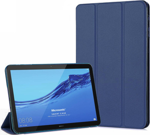Huawei MediaPad T5 10 Smart Case ve Arka Kılıf Lacivert
