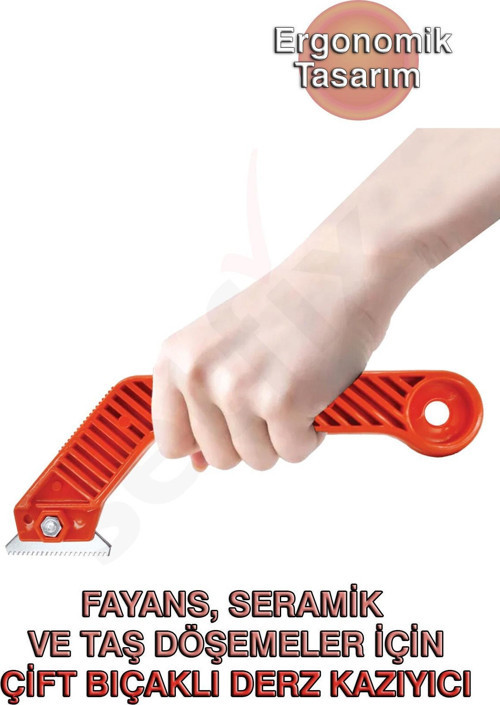 Derz Kazıyıcı - Çift Bıçaklı