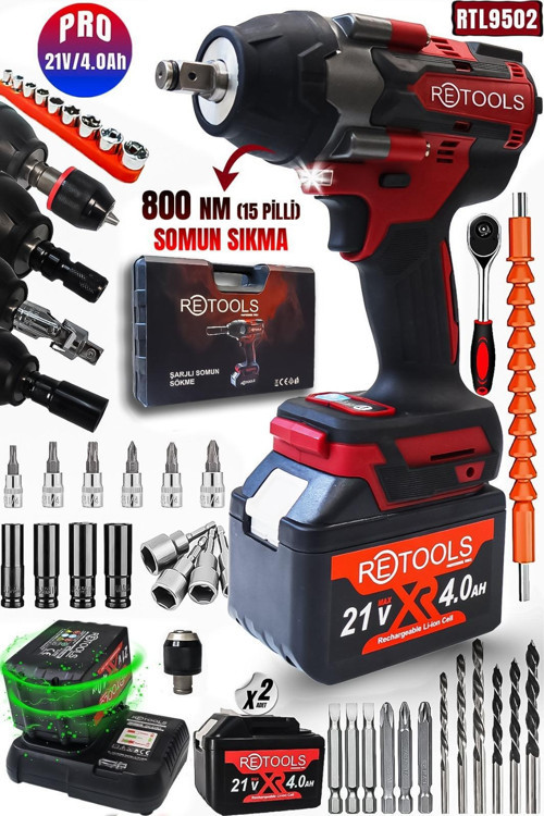 800 NM (15 Pilli) Somun Sıkma