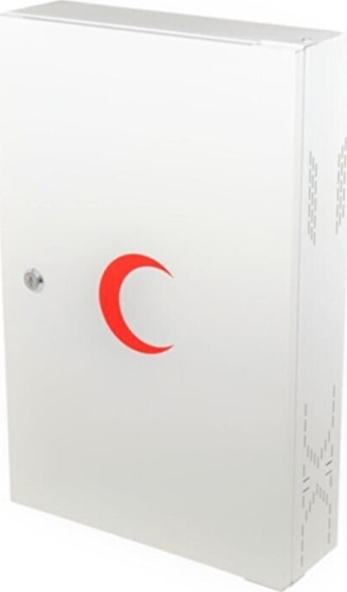 Akşan Metal Kilitli Kapaklı İlk Yardım Ecza Dolabı Beyaz Kod : 416