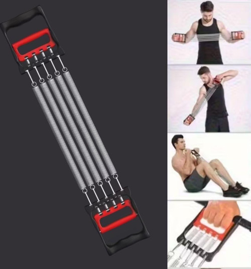 Göğüs Genişletme ve Kuvvet Egzersiz Aleti – 5 Yaylı 5 Kademeli Ayarlanabilir Fitness ve Kuvvet Antrenmanı Ekipmanı (4490)