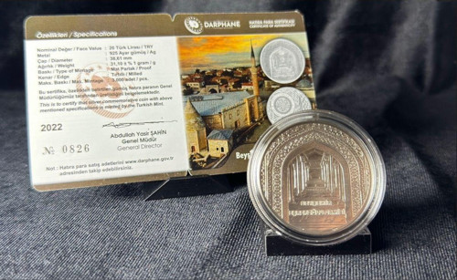 Beyşehir Eşrefoğlu Camisi Camiler Serisi No:2 Gümüş Hatıra Para Çil