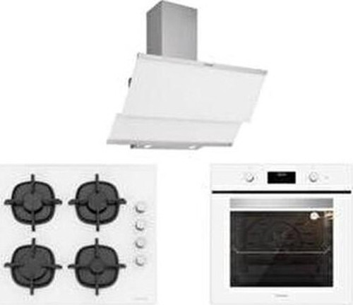 Beyaz Cam Ankastre Set (3420 Classy 60+CS5343W01+BO6502W02)