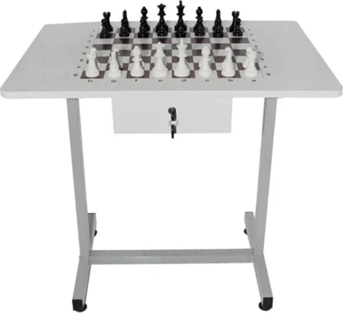 Satranç Masası Komple Metal Ayaklı 60x80 Cm