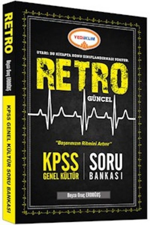 Yediiklim KPSS Genel Kültür Retro Güncel Soru Bankası