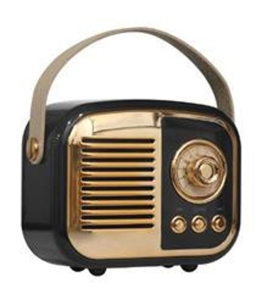 MD-24BT Echoes 3W 800mAh Siyah Usb+TF Kart+Bluetooth Destekli Klasik Retro Müzik Kutusu