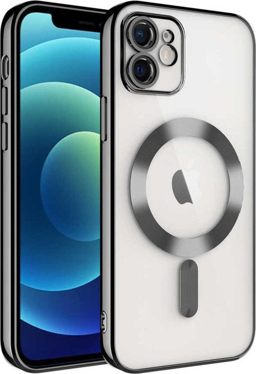 Apple iPhone 12 Kılıf Kamera Lens Korumalı Renkli Magsafe Şeffaf