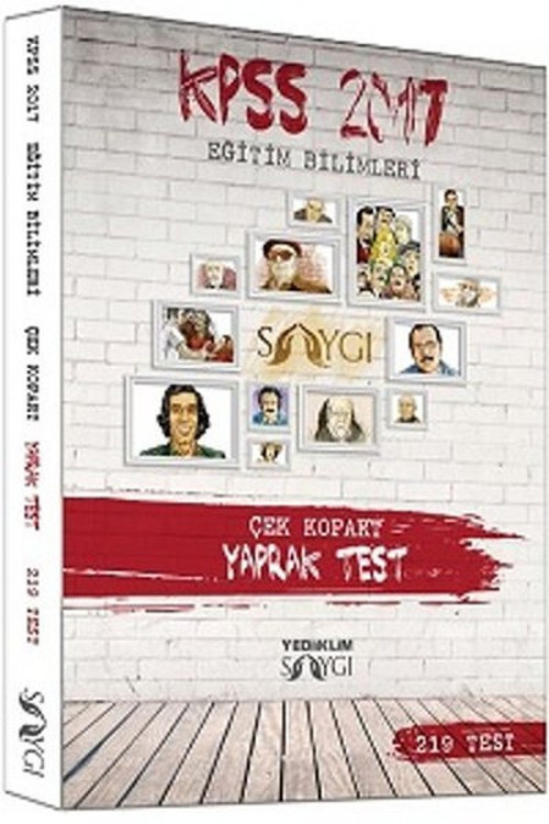 2017 KPSS Eğitim Bilimleri Çek Kopar Yaprak Test