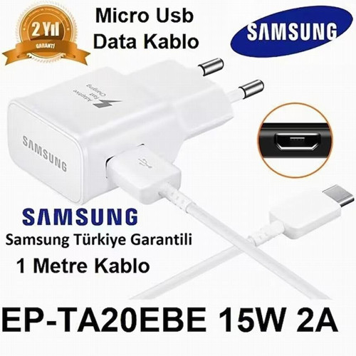 Micro USB SAMSUNG Galaxy Hızlı Şarj Aleti Cihazı S6-S7 Edge-Note 2-3-4-5 J1-J2-J3-J4-J5-J7 Prime EP-TA12EBEUGWW