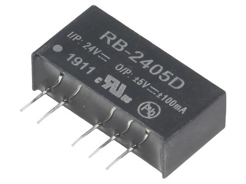 Sunchrom 20 Adet RB-2405D 3760436 İzole DC/DC Konvertör (Giriş ~24 V, Çıkış ±5 V, 1 W)
