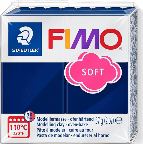 Fimo Polimer Kil 57gr Soft Modelleme Kili Windsor Mavi / 8020-35 07