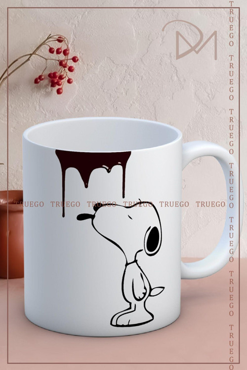 Baskılı Kupa Bardak Seramik Mug - Akan Çikolata