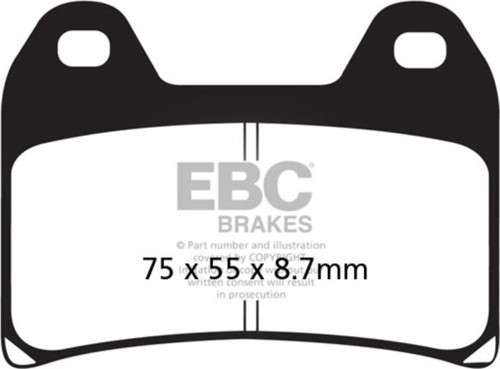 FA244 YAMAHA XT600 X 04-16 , KTM 690/790/890 ÖN FREN BALATASI