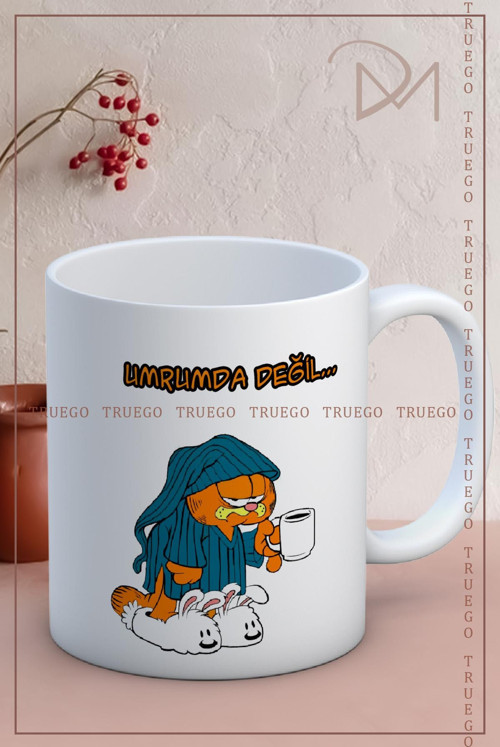 Baskılı Kupa Bardak Seramik Mug - Umrumda Değil