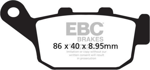 FA496V HONDA NC750X , X-ADV, INTEGRA 750, CB/CBR650R YARI SINTER ARKA FREN BAL