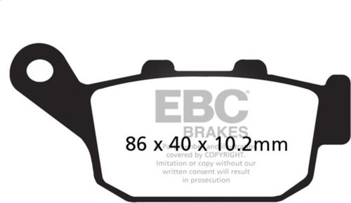 SFA140 HONDA FES125/150 ,CB250 96-01 ARKA FREN BALATASI