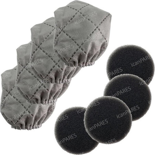Fakir İle Uyumlu Darky Öko - Darky Parquet Öko - Darky Power Süpürge Toz Torbası ve Filtresi 4er Adet