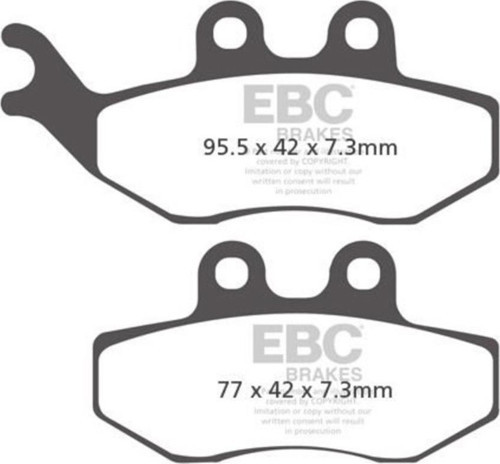 SFAC194 PIAGGIO - VESPA GRIMECA CALIPER , YAMAHA XT125 X CARBON ÖN FREN BALATAS