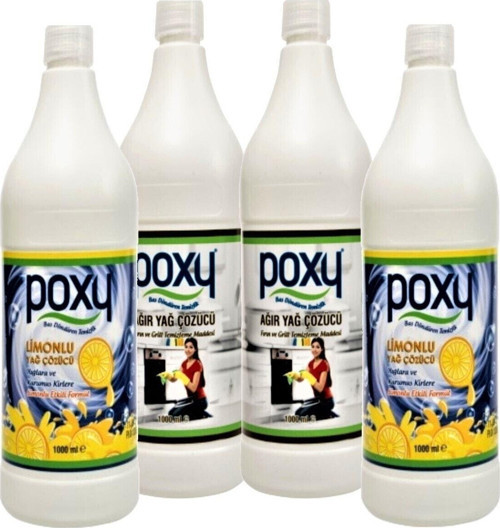 Ağır Yağ Çözücü 2 X 1 Lt & Limonlu Yağ Çözücü 2 X 1 Lt
