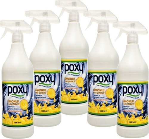 Limonlu Yağ Çözücü 1 Lt X 5 Adet