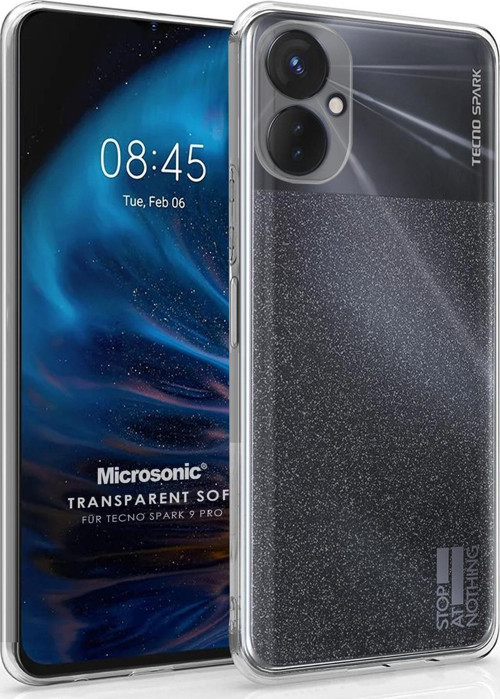 TECNO Spark 9 Pro Kılıf Transparent Soft Şeffaf