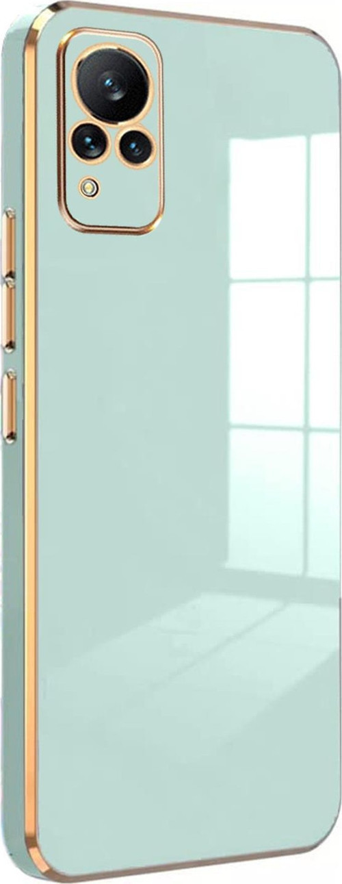 Vivo V21 Kılıf Olive Plated Yeşil