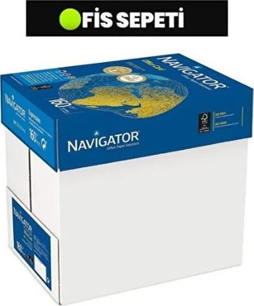 Navıgator Fotokopi Kağıdı A4 160gr Offıce Card 1 Koli 5 Paket