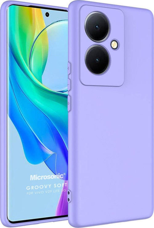 Vivo V29 Lite 5G Kılıf Groovy Soft Lila