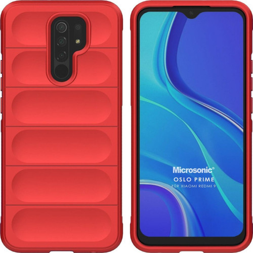 Xiaomi Redmi 9 Kılıf Oslo Prime Kırmızı