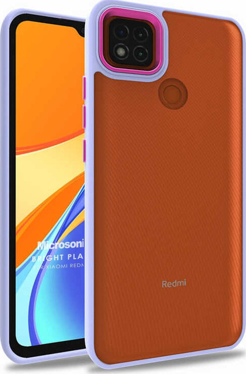 Xiaomi Redmi 9C Kılıf Bright Planet Lila