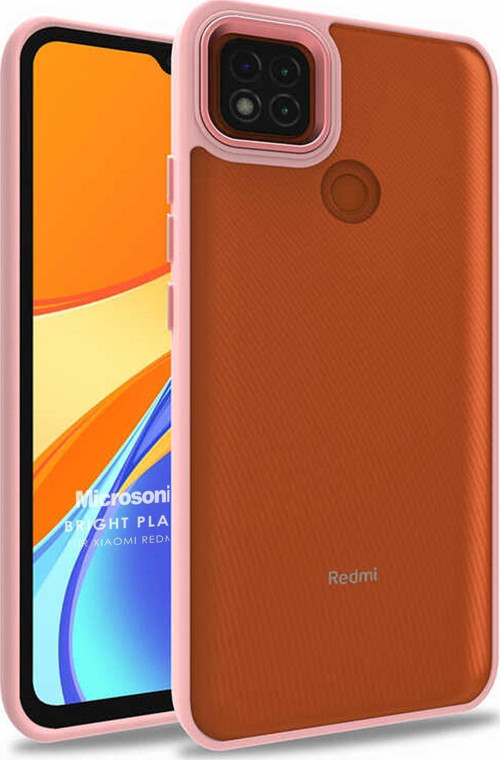 Xiaomi Redmi 9C Kılıf Bright Planet Rose Gold