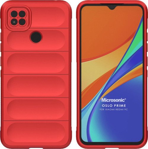 Xiaomi Redmi 9C Kılıf Oslo Prime Kırmızı
