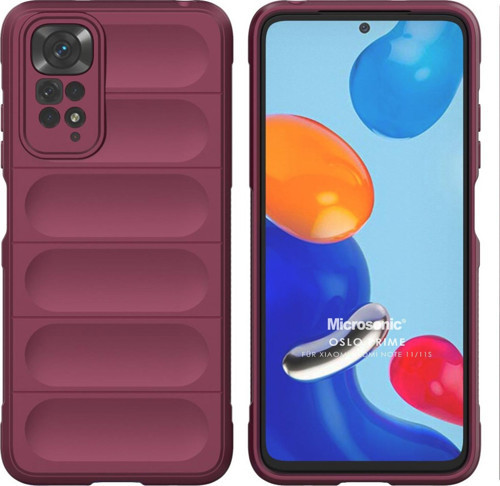 Xiaomi Redmi Note 11S Kılıf Oslo Prime Bordo